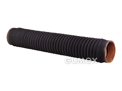 Hadica pre čistenie komunikácií PROFILFLEX, 80mm, dĺžka 3m, 0,3bar/-0,3bar, NR/NR-vlnitý, -30°C/+60°C, čierna